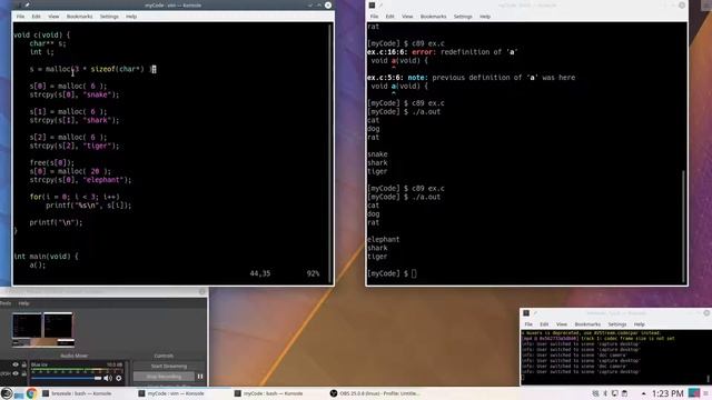 C Programming: Examples of Dynamic Memory Allocation смотреть онлайн
