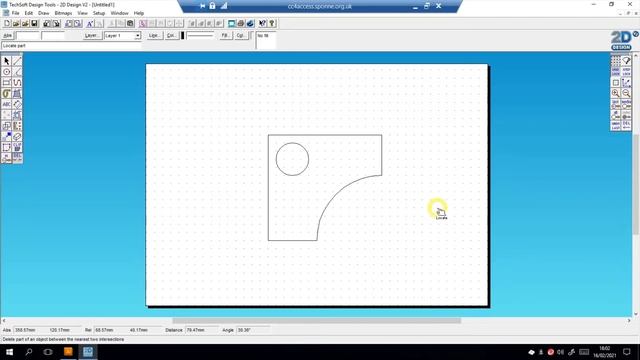 Using 2D Design to create a DXF file смотреть онлайн