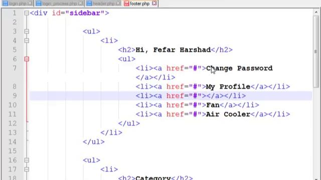PHP TUTORIAL - WEB SITE FROM START TO FINISH -Login Logout with same Page validation(Video No - 5) смотреть онлайн