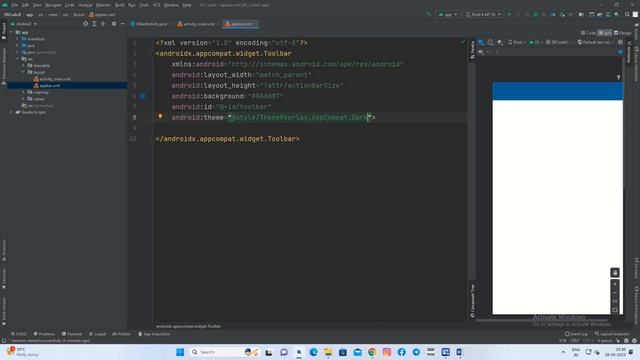 Custom Action Bar || Custom Toolbar || Android Studio || SR CodeX || смотреть онлайн
