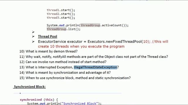 Java Interview Q&A on Multi-Threading смотреть онлайн