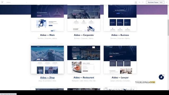 Aidea Business WordPress Theme agency music Build Website смотреть онлайн
