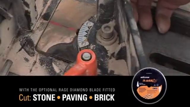 Evolution RAGE2 | 355mm TCT Multipurpose Cut Off Saw смотреть онлайн