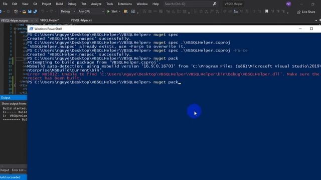 Tutorial Upload Library Visual Studio to Nuget Gallery C# смотреть онлайн