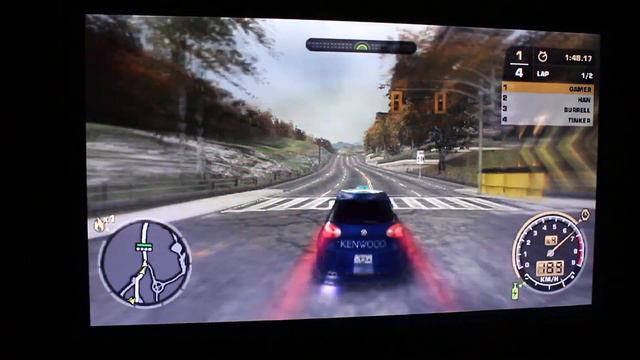 NFS MW2005 on PS2 Slim gameplay смотреть онлайн