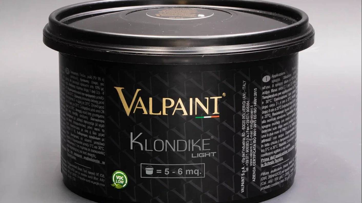 VALPAINT KLONDIKE LIGHT декоративная краска. Инструкция по нанесению смотреть онлайн