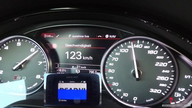 Audi S8 D4 700 PS 0-100 100-200 200-300 | Motorsportcheck.de смотреть онлайн