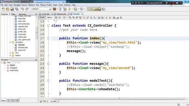 PHP Codeigniter Tutorial - 11 - Routing In Codeigniter Framework - Hindi смотреть онлайн