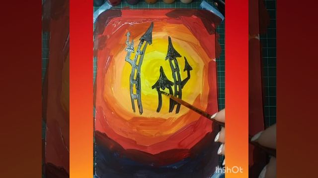 Мастер-класс по рисованию «Страшный замок» смотреть онлайн