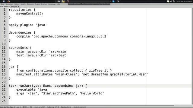 Gradle Tutorial | Episode 3 - Custom Tasks смотреть онлайн