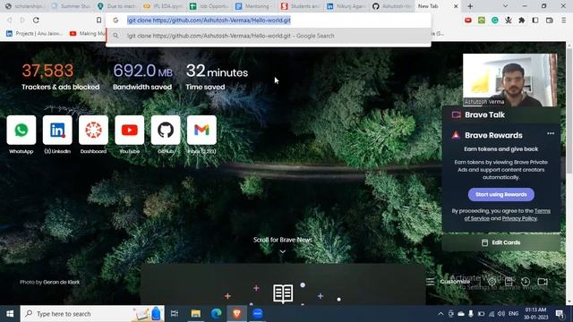 Cloning A Git Repository - Git and GitHub Tutorials for beginners 1 | HOW TO CLONE GITHUB REPOSITOR смотреть онлайн