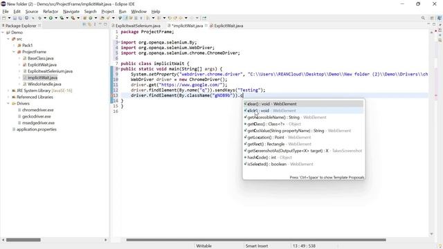 Implicit wait in Selenium (Telugu) смотреть онлайн