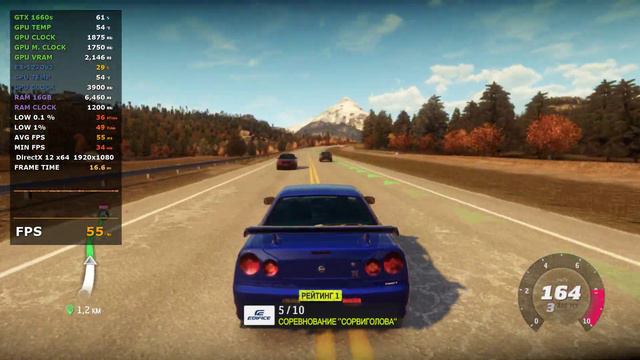 Forza Horizon 1 - Xeon E3-1270 v3, GTX 1660 SUPER, 16Gb ram. смотреть онлайн