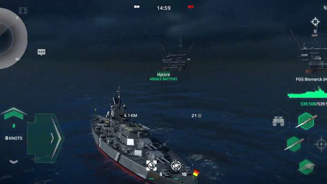 FGS Bismarck Vs USS Battlecruiser 2000 | Modern Warships смотреть онлайн