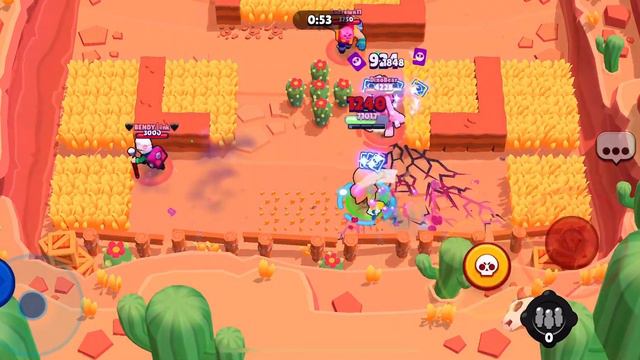 Tara's epic fight in Brawl Stars Megagame смотреть онлайн