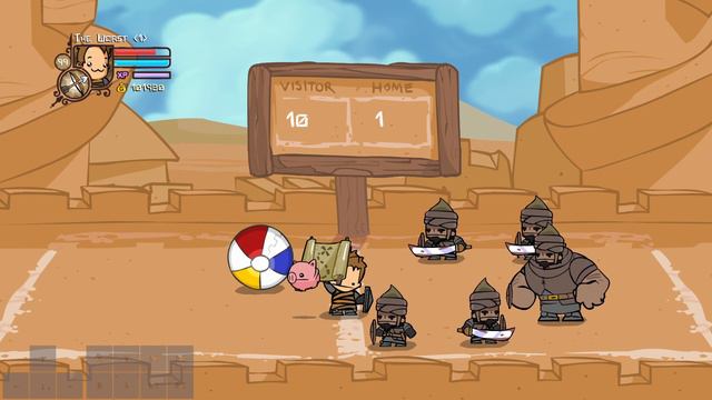 Castle Crashers - Solo Insane Mode as Civilian (No Potions) (No Deaths) смотреть онлайн