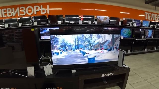 65 TCL C645 + ПС5 ТЕСТ в магазине ДНС / Бюджетный 4к QLED телевизор