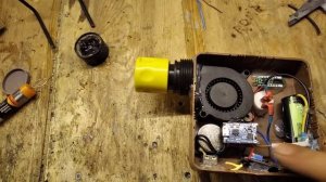 Нагнетатель воздуха, для дымогенератора на аккумуляторе 16850, своими руками. часть 1