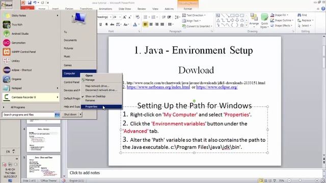 1 Java Environment Setup смотреть онлайн