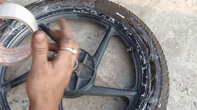 Complete Colour process of a bike parts at Home?? | Spray mechine not spray can | bajaj xcd 135 смотреть онлайн
