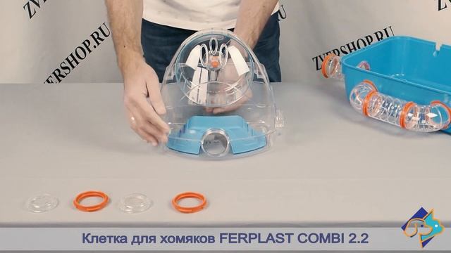 Клетка Combi 2.2 для хомяков Ferplast смотреть онлайн