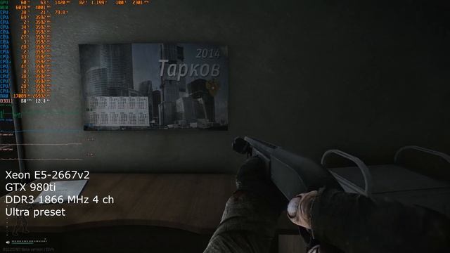 Escape from Tarkov (берег) gtx 980ti xeon E5-2667v2 смотреть онлайн