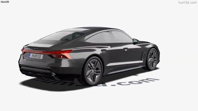 Audi e-tron GT RS 2021 3D model by Hum3D.com смотреть онлайн