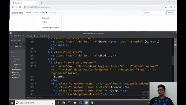 Bootstrap Dashboard - 1 | Tutorial in Hindi смотреть онлайн