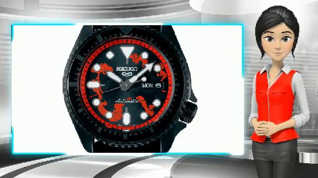 Наручные мужские часы Seiko 5 Sports смотреть онлайн