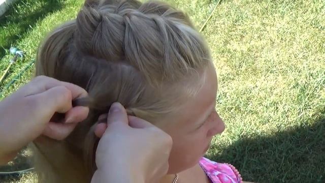 Peinado trenzado "Ponytail" смотреть онлайн