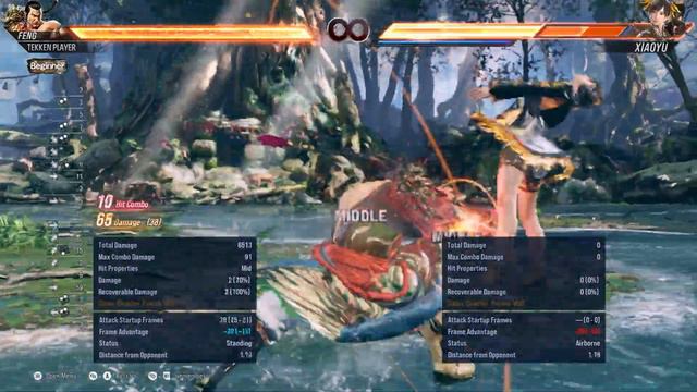 Tekken 8 - Feng heat dash combo damage 03 смотреть онлайн