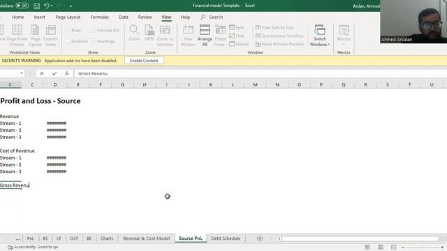 Class 10 - How to Create Source Profit and Loss using MS Excel - (Financial Modeling) смотреть онлайн