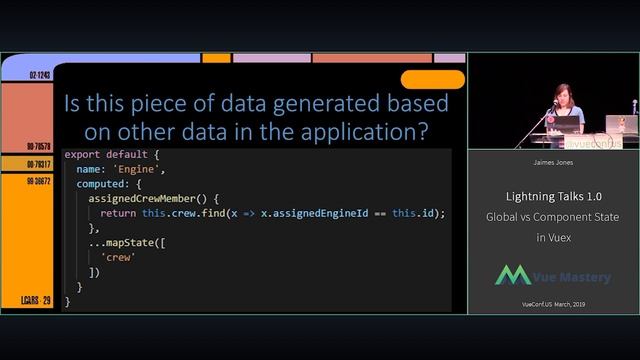VUECONF US 2019 | Global vs. Component State in Vuex with Jaimes Jones смотреть онлайн
