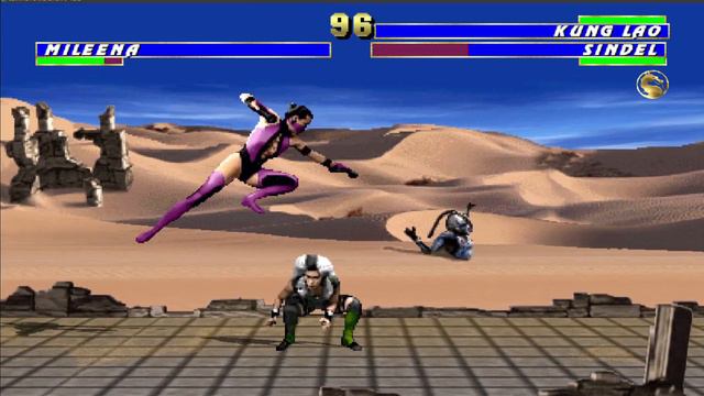 Ultimate Mortal Kombat 3 Plus REV2  - MILEENA GAMEPLAY 1VS2 - [MUGEN] UMK3