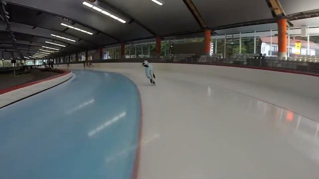 Speed Skating Training Session In Inzell By GoPro (HD)