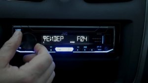 Магнитола JVC KD-X151/KD-X152/KD-X252. Аудионастройки  магнитолы. Баланс динамиков.