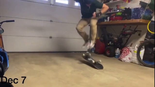 44 YEAR OLD LANDS HIS FIRST KICKFLIP WITH AARON KYRO THE SKATE COACH смотреть онлайн