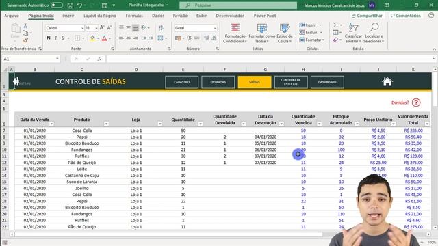 Planilha de Controle de Estoque no Excel (Download Gratuito) смотреть онлайн