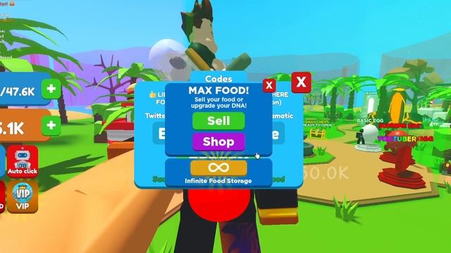 *NEW* UPDATE! CODES* Eating Simulator ROBLOX смотреть онлайн