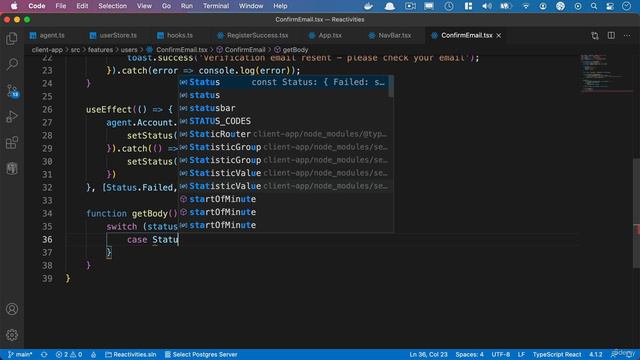 292 - Adding a verify email component смотреть онлайн