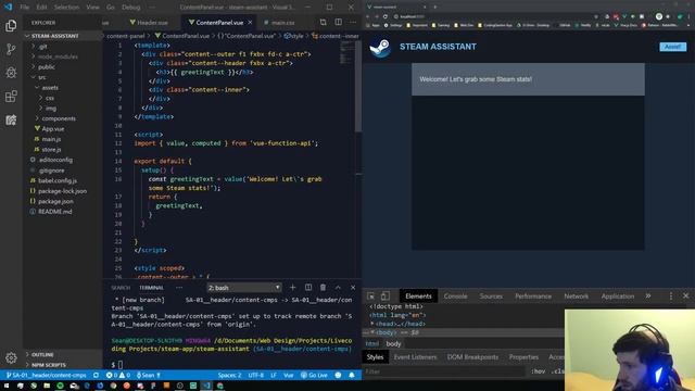 One Year Channelversary Celebration! | Vue Function API | Gamer App using Steam API смотреть онлайн