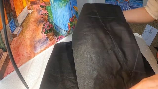 Оригинальная переделка кожаной куртки. смотреть онлайн