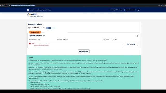 CoWin Portal Automatic booking | Selenium Python3 Chrome смотреть онлайн