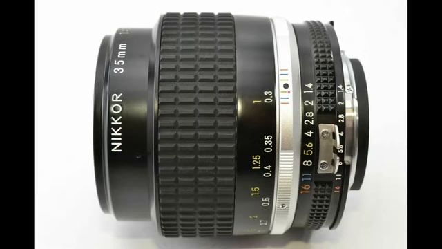 Nikon Ai-s Ais 35mm F1.4 Wide Angle Camera Lens Japan ニコン レンズ #2400 смотреть онлайн