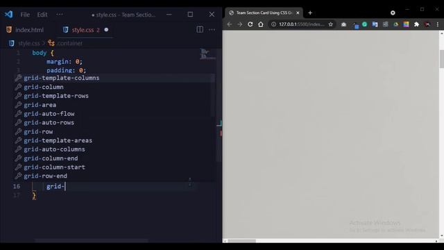 Responsive Team Section Card Using CSS Grid смотреть онлайн