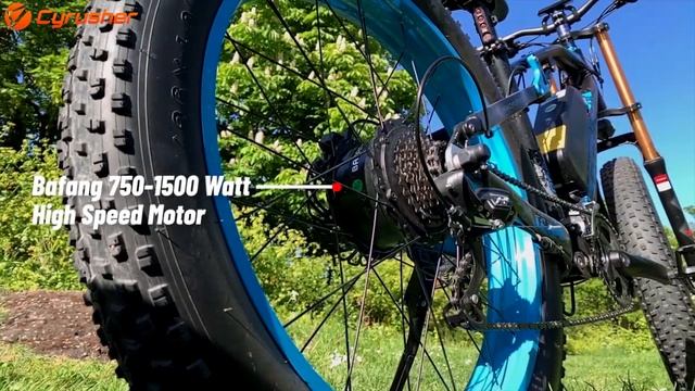 So Beautiful Cyrusher XF900 Fat Tire Electric Bike смотреть онлайн