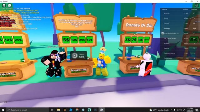 Pls Donate ( Game )| Roblox | Livestream