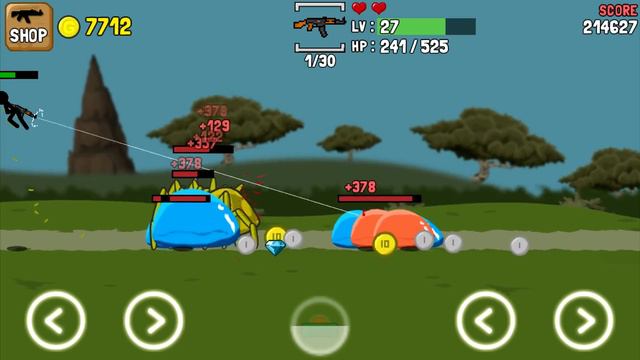 СТИКМЕН ПОЛУЧИЛ ЛУК, ТЕПЕРЬ ЭТИ СЛИЗНИ ПОЛУЧАТ! - Stickman And Gun смотреть онлайн
