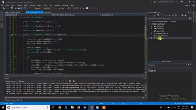 How To Read Outlook Emails Using C# - Part 3 | .NET Titbits смотреть онлайн