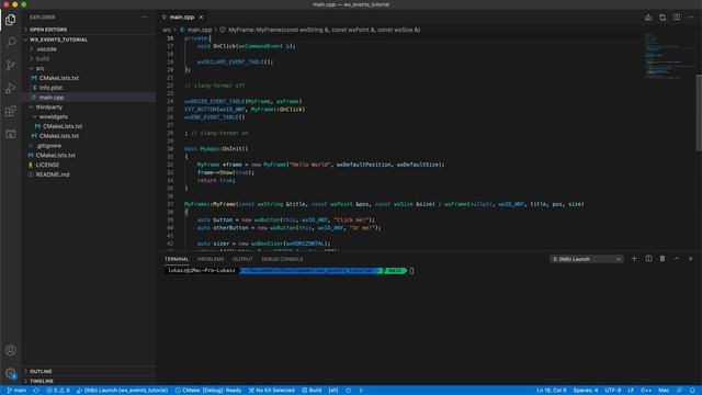wxWidgets: Introduction to Events смотреть онлайн